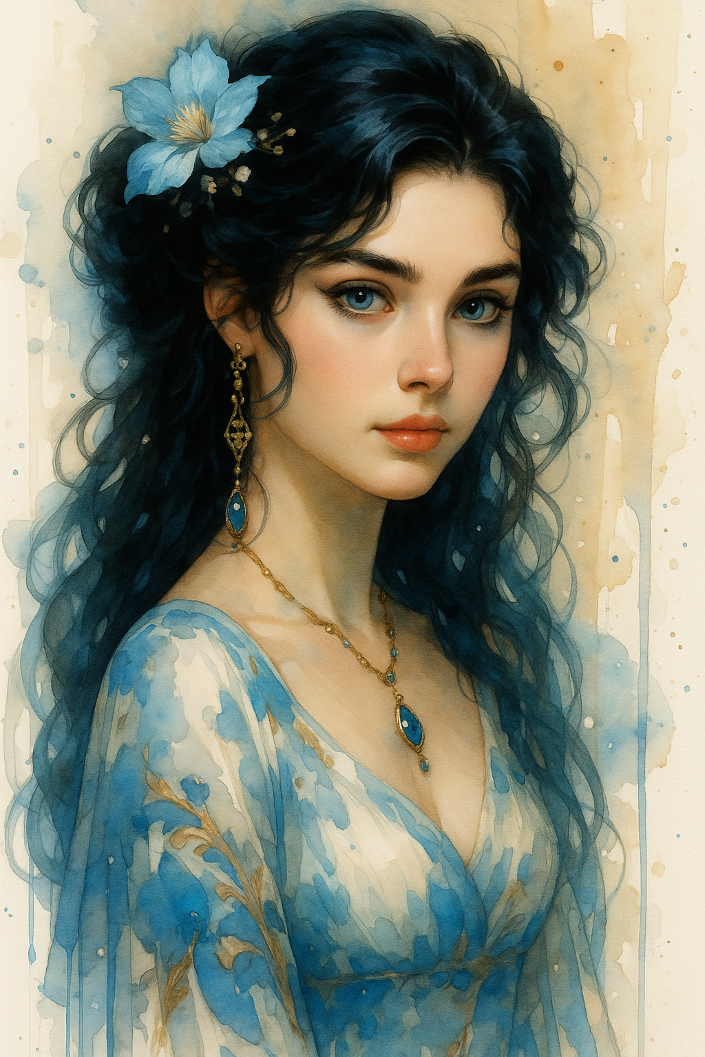 Blue Flower Enchantress