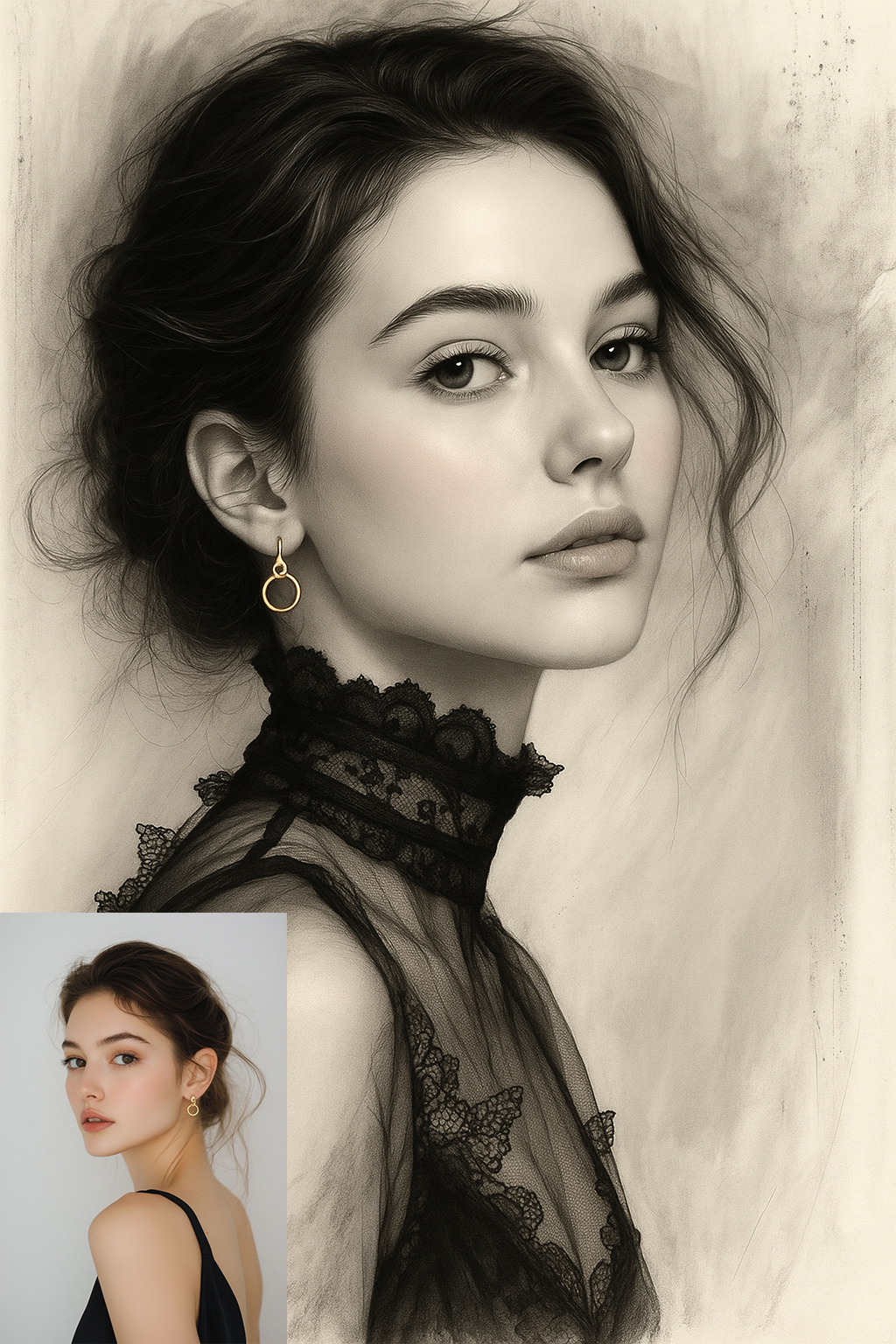 Classic Noir Portrait