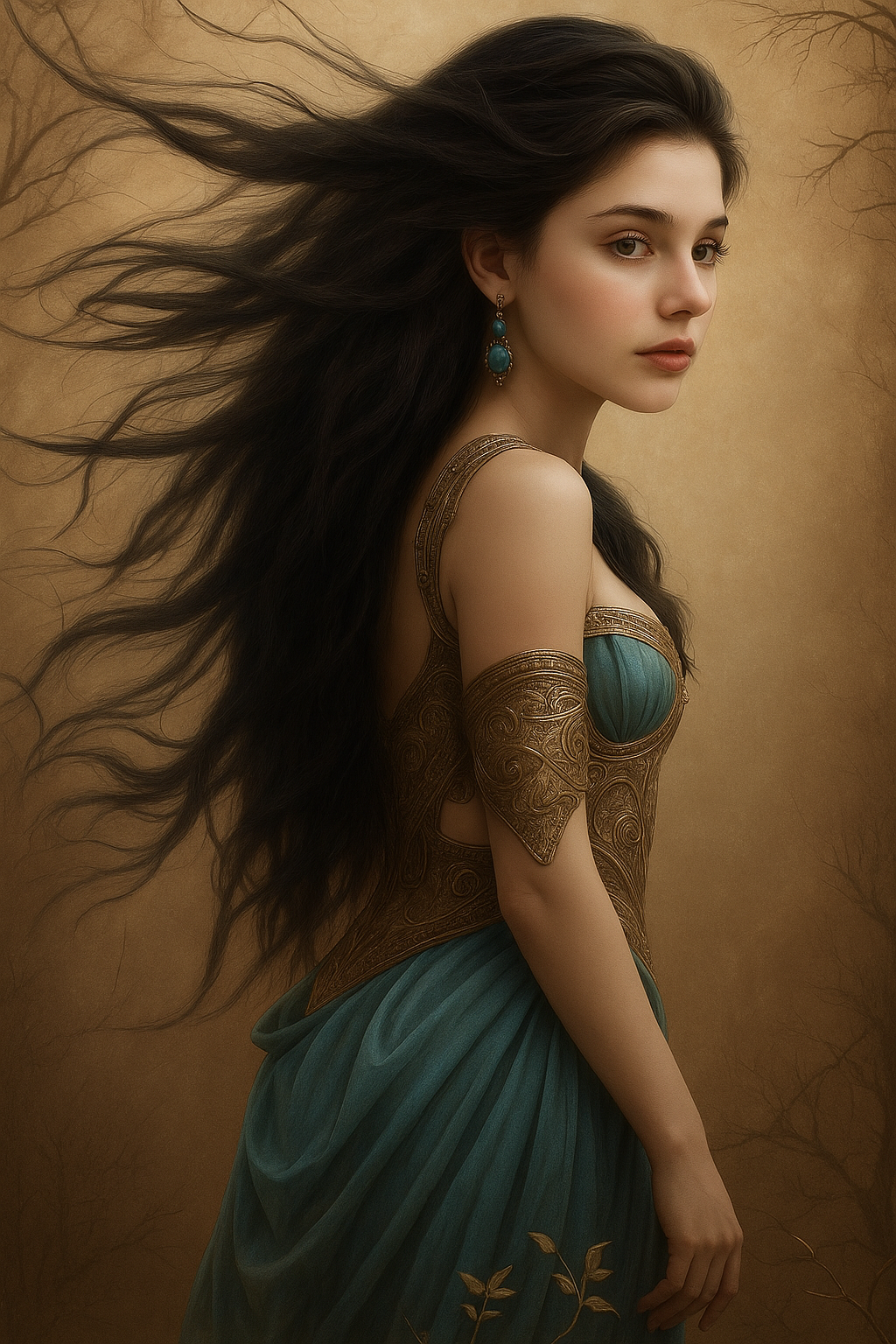 Fantasy warrior style