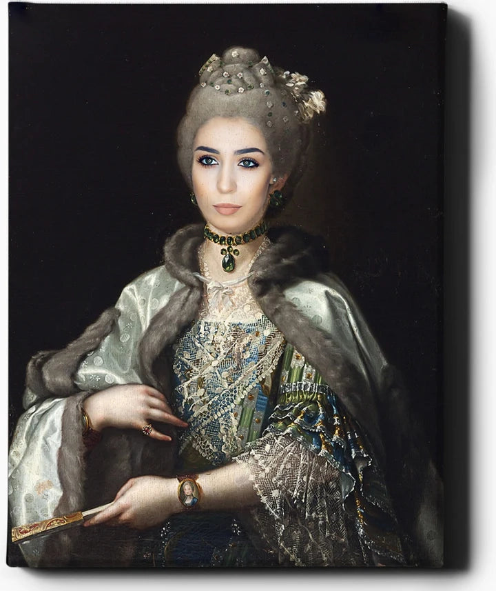 Custom Royal Portraits | The Princess II | Custom Gift For Her-4