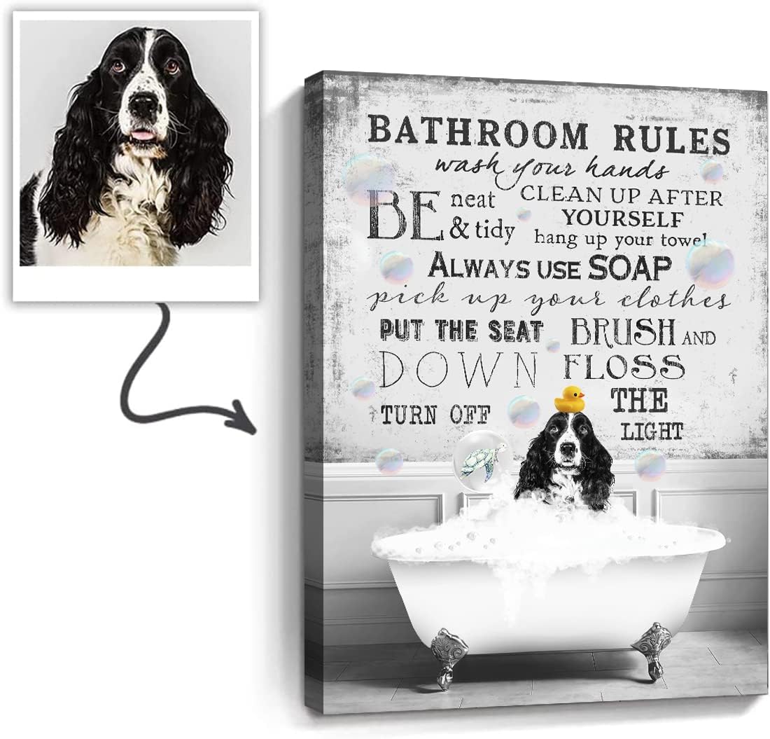 Bathroom Rules Pup