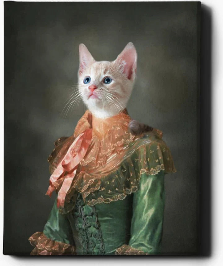 Custom Pet Portrait | The Lady | Custom Royal Portraits