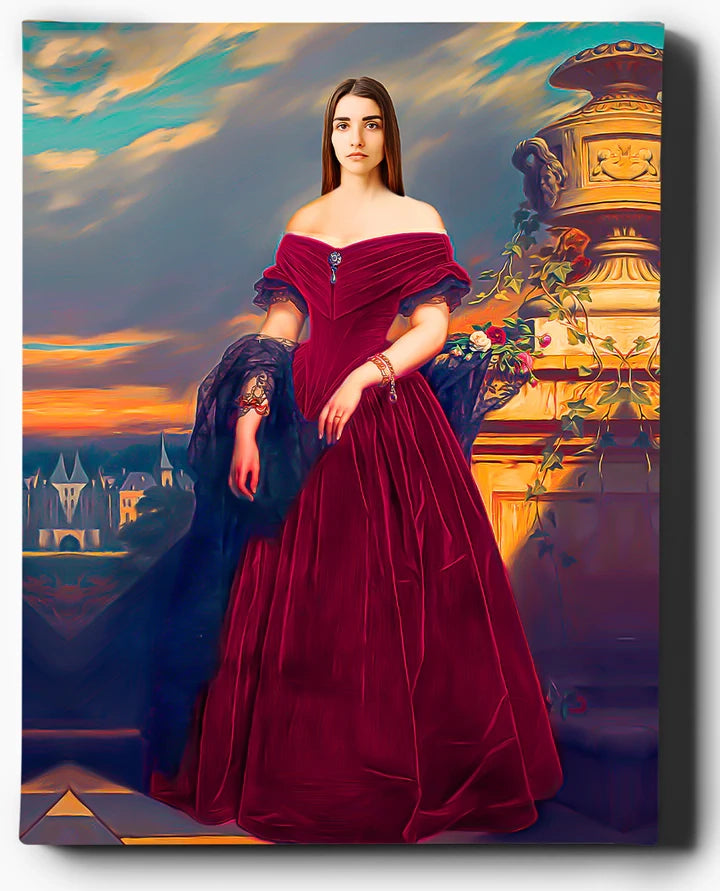 Custom Royal Portraits | The Duchess II | Custom Gift For Her