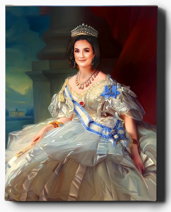 Custom Royal Portraits | The Princess I| Custom Gift For Her