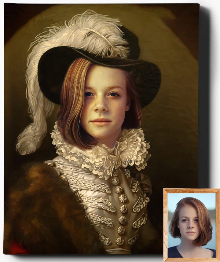 Custom Royal Portraits | The Socialite III | Custom Gift For Her-6