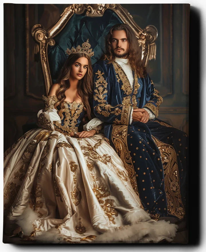 Noble Grace: A Portrait of Royalty and Grandeur