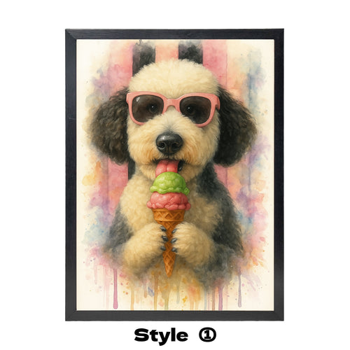 6 Custom Dog Watercolors 3 – Only $1.99