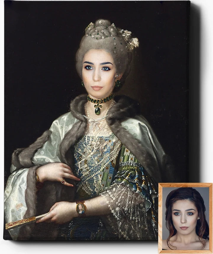 Custom Royal Portraits | The Princess II | Custom Gift For Her-4