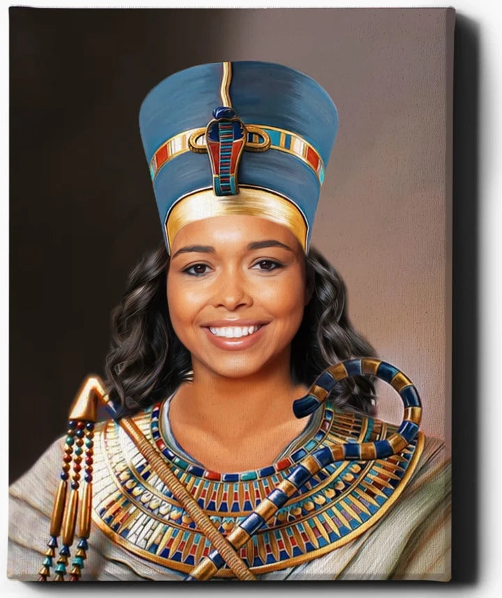 Custom Royal Portraits | The African Queen | Custom Gift For Her