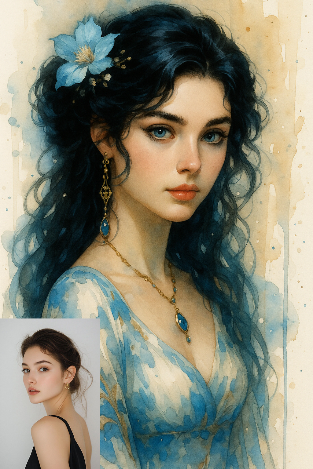 Blue Flower Enchantress