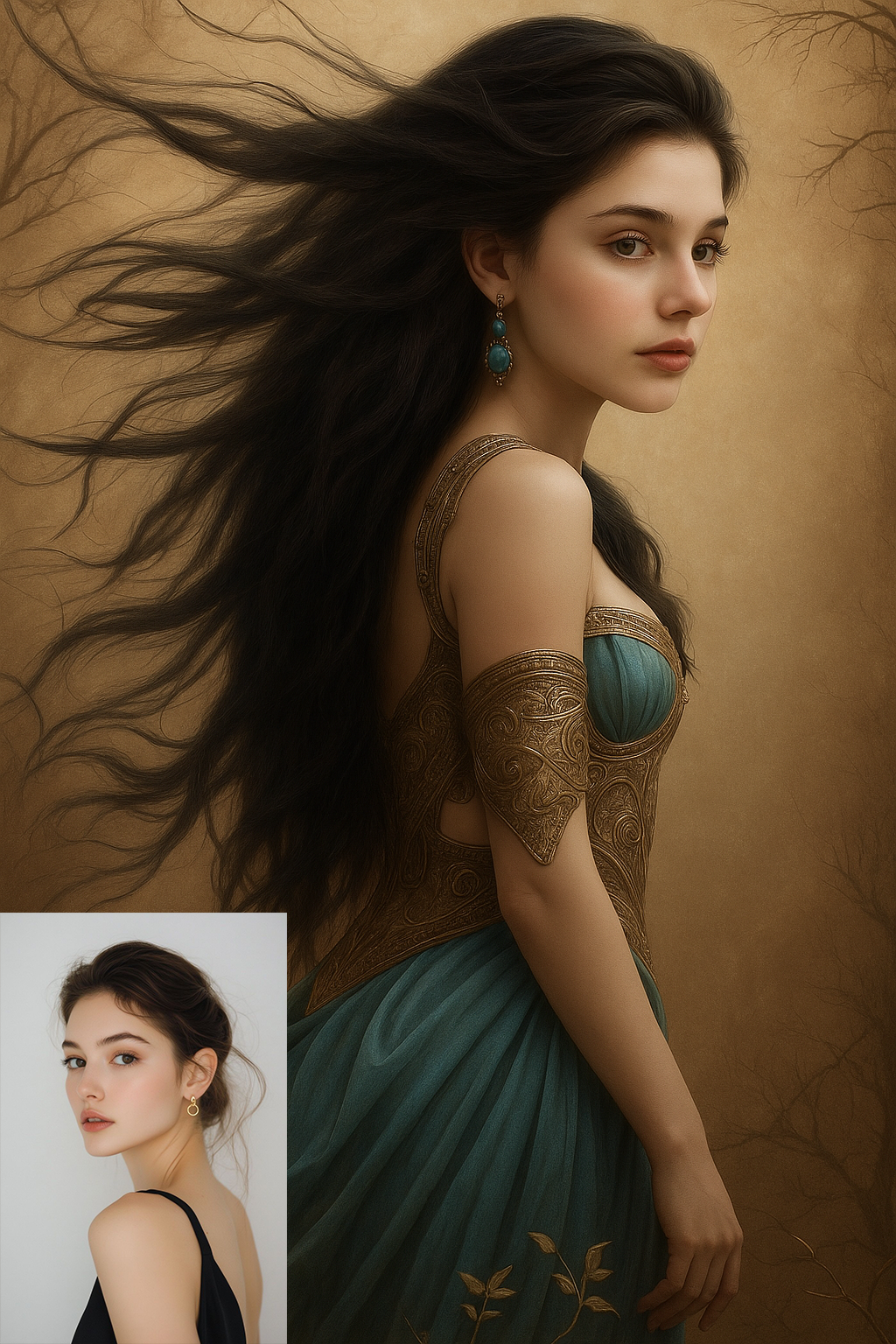 Fantasy warrior style