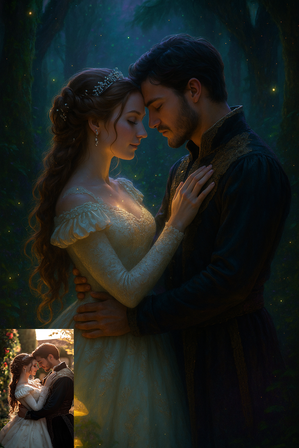 Classical garden hug