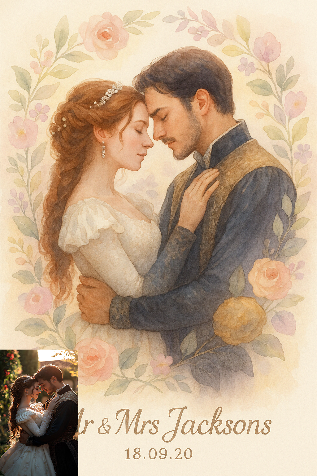 Golden morning embrace