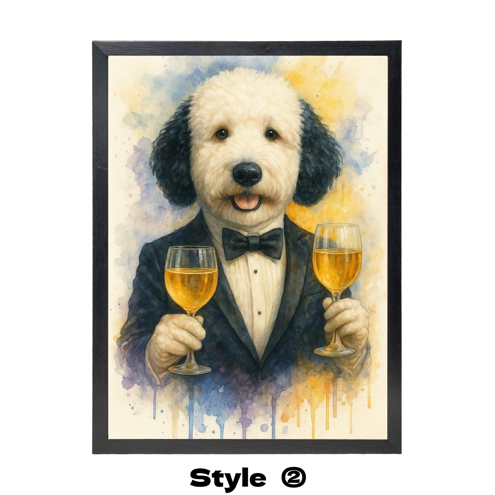 6 Custom Dog Watercolors 3 – Only $1.99