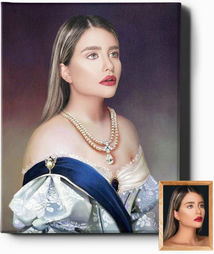THE BARONESS | CUSTOM RENAISSANCE PORTRAIT | CUSTOM GIFT FOR HER-10