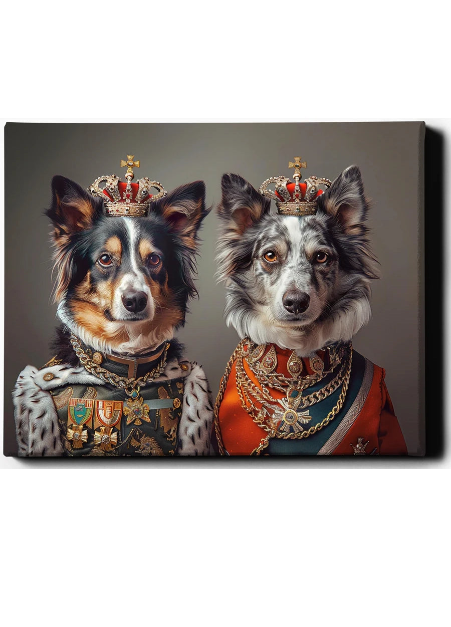 Crowned Companions: Royalty in Harmony