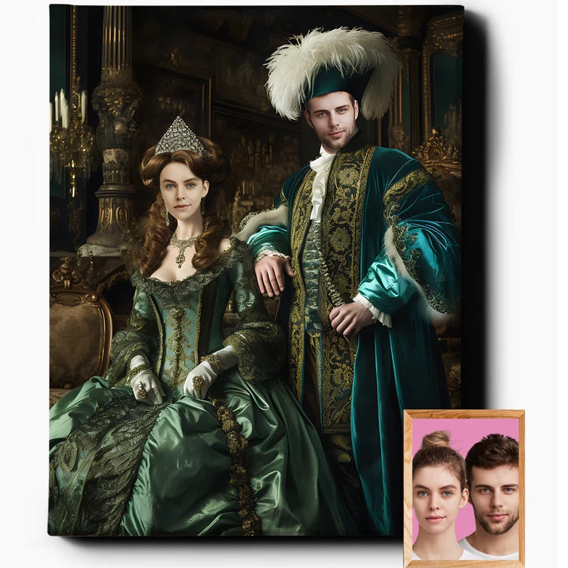 Green Royal Couple