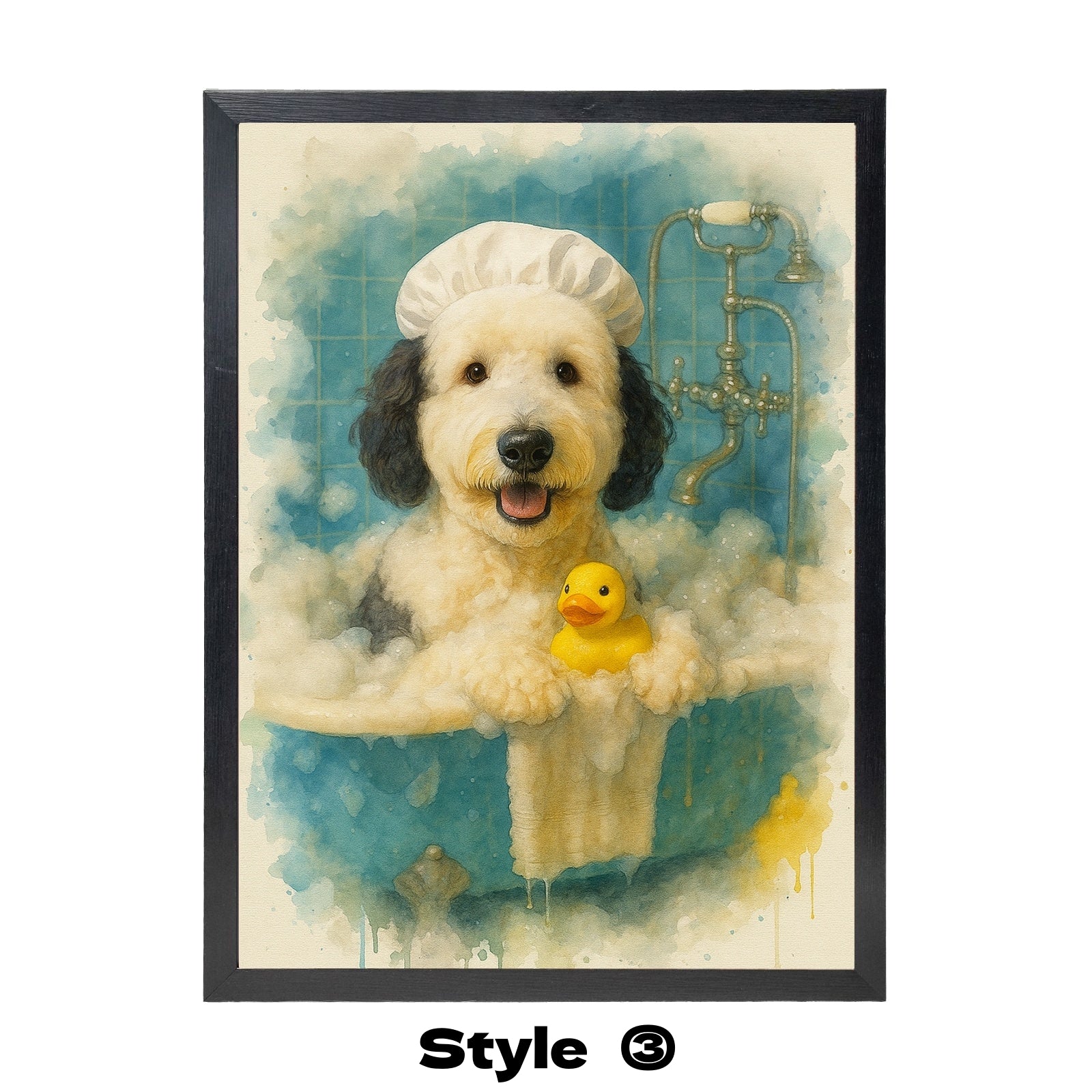 6 Custom Dog Watercolors 3 – Only $1.99