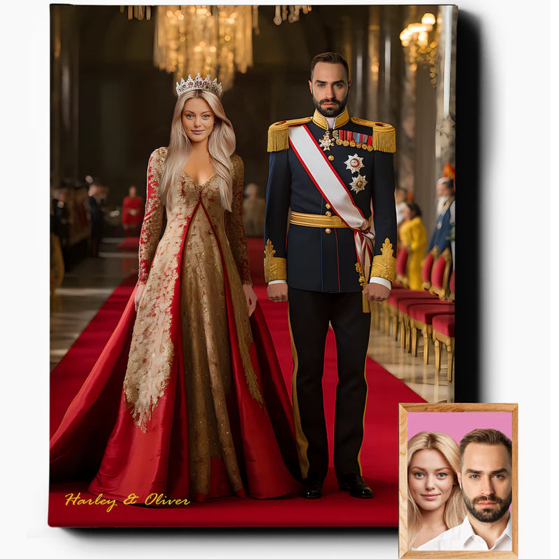 Royal Couple at Palace