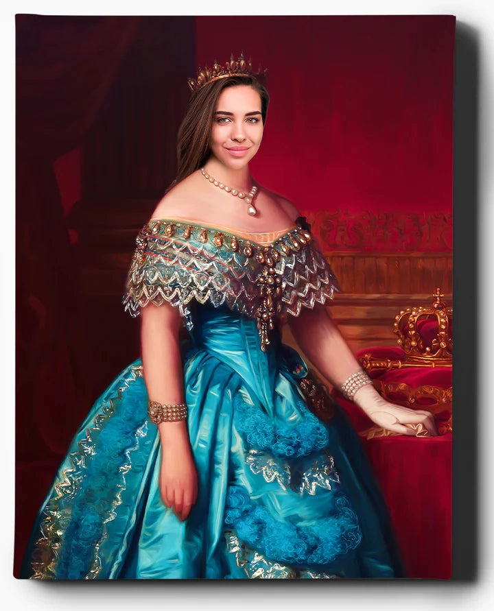 Custom Royal Portraits | The Royal Princess | Custom Gift For Her
