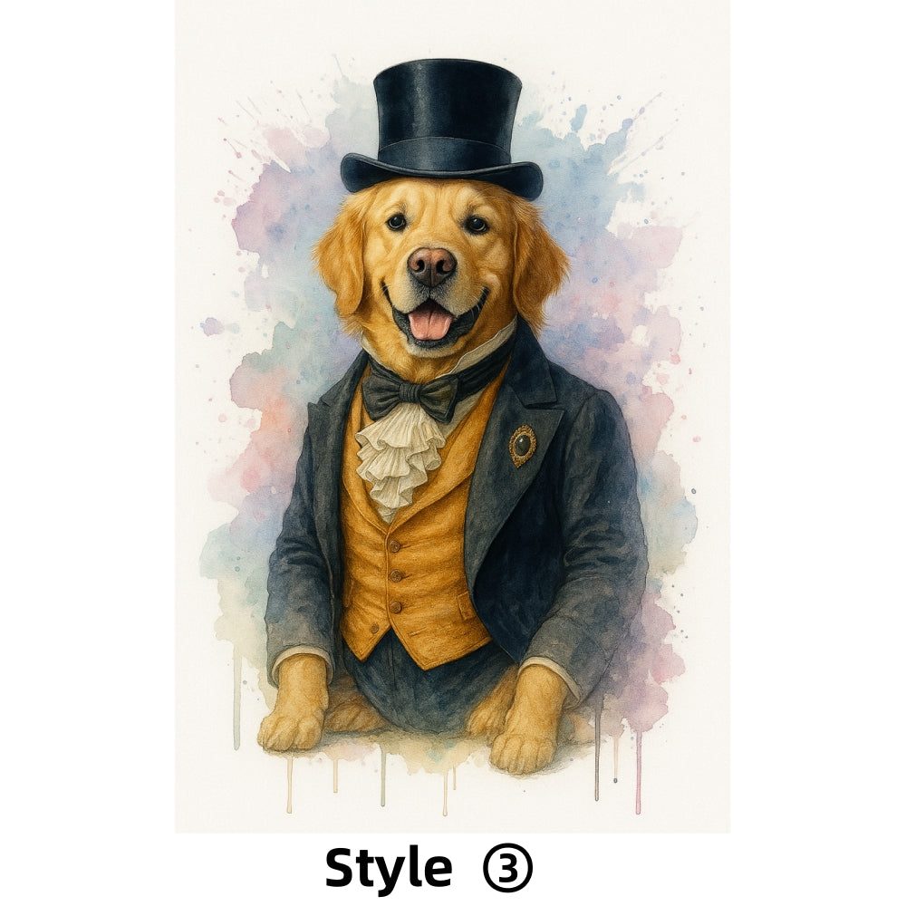 6 Custom Dog Watercolors – Only $1.99