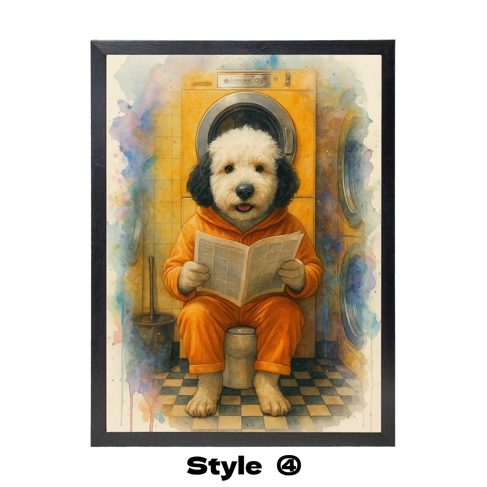 6 Custom Dog Watercolors 3 – Only $1.99