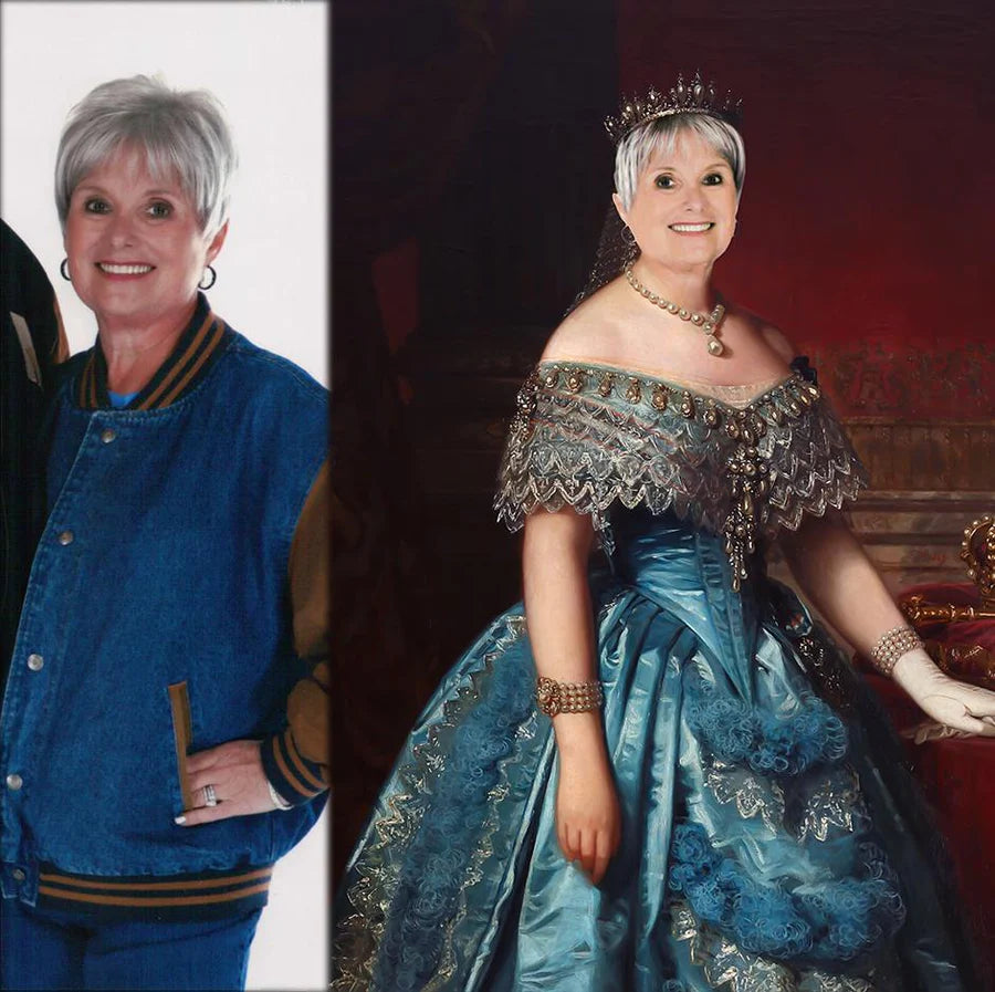 Custom Royal Portraits | The Royal Princess | Custom Gift For Her