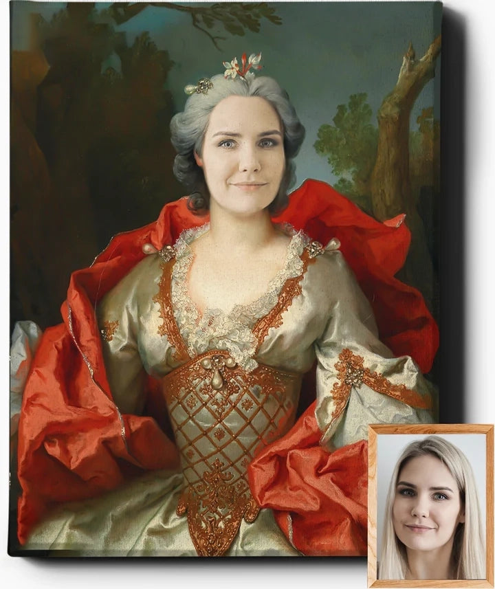 Custom Royal Portraits | The Lady | Custom Gift For Her-1