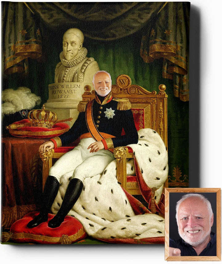 HIS MAJESTY II | CUSTOM RENAISSANCE PORTRAIT | CUSTOM GIFT FOR HIM