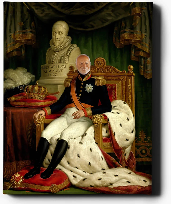 HIS MAJESTY II | CUSTOM RENAISSANCE PORTRAIT | CUSTOM GIFT FOR HIM