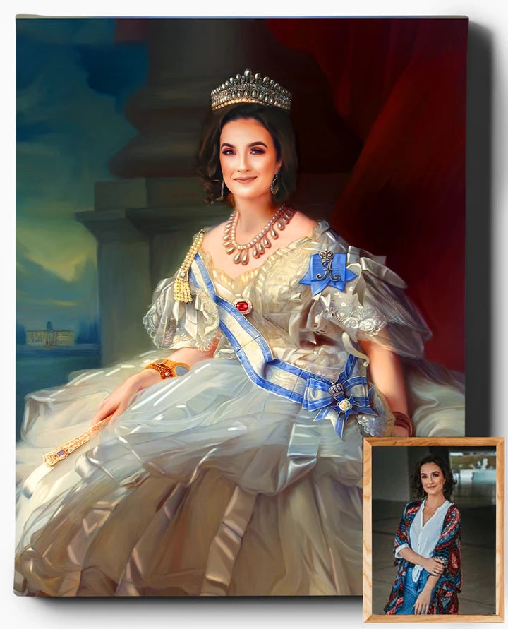 Custom Royal Portraits | The Princess I| Custom Gift For Her
