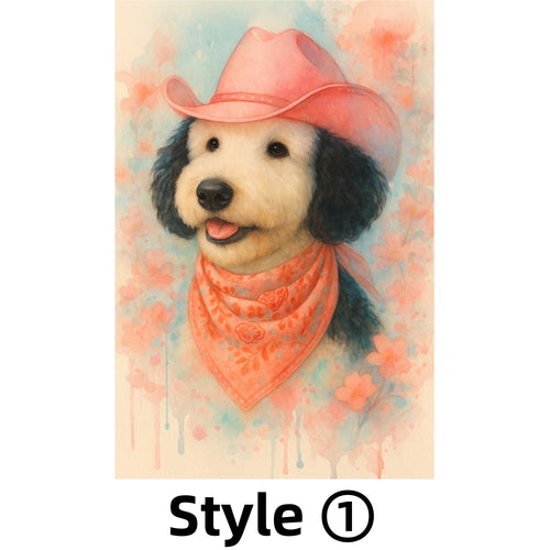 6 Custom Dog Watercolors 2 – Only $1.99