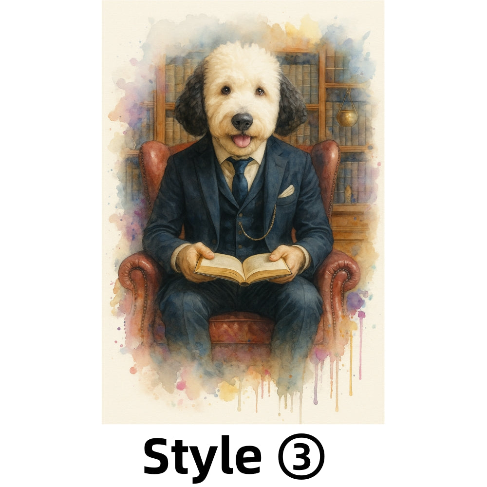 6 Custom Dog Watercolors 2 – Only $1.99
