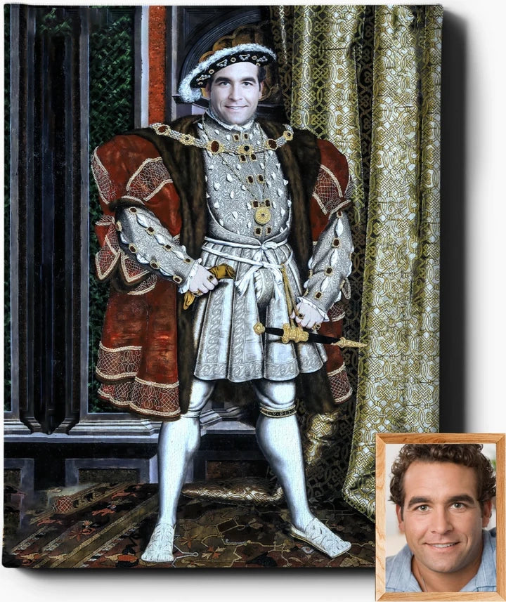 Custom Royal Portraits | Henry VIII | Custom Gift For Him