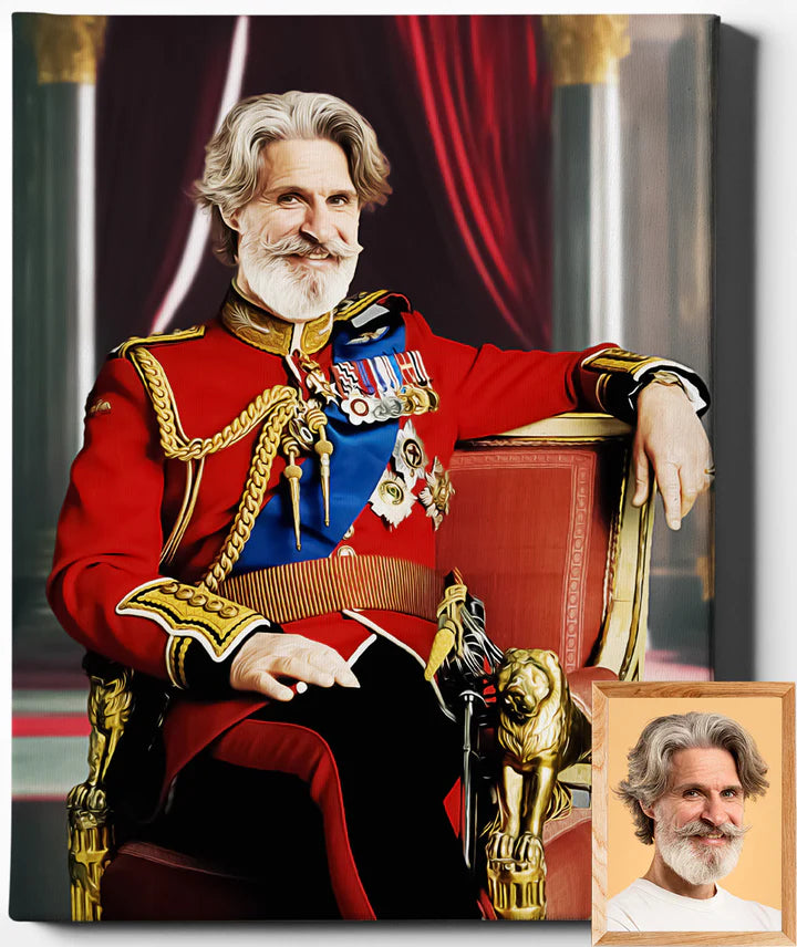 Custom Royal Portraits | His Highness | Custom Gift For Him(副本)