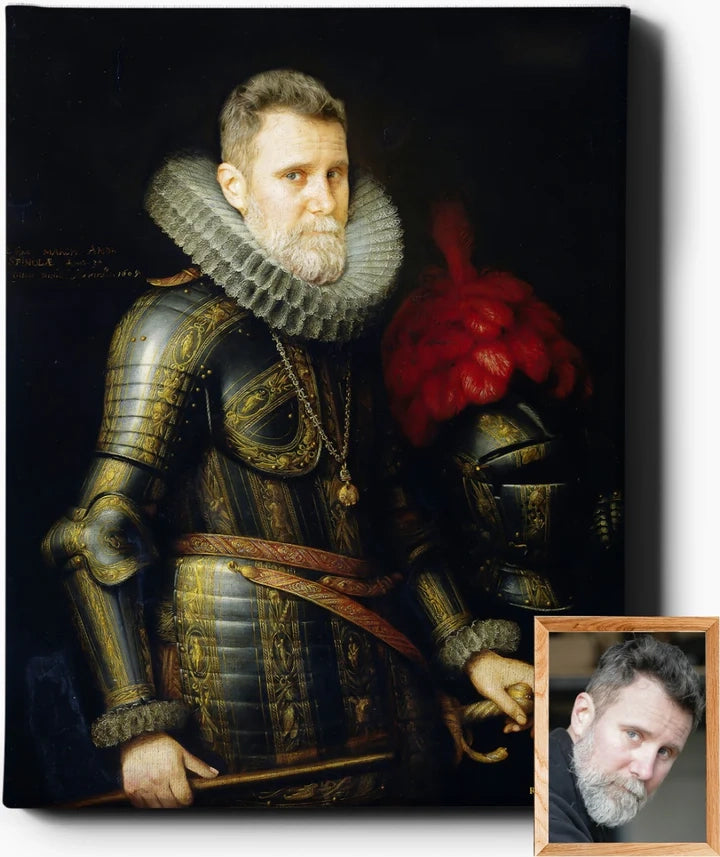 Custom Royal Portraits | The Knight II | Custom Gift For Him