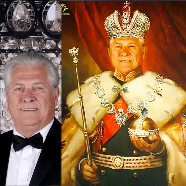 Custom Royal Portraits | His Highness | Custom Gift For Him