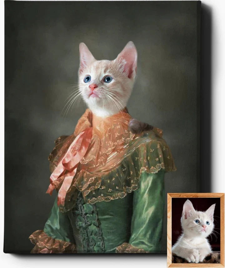 Custom Pet Portrait | The Lady | Custom Royal Portraits
