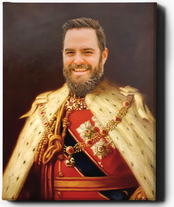 Custom Royal Portraits | His Majesty | Custom Gift For Him