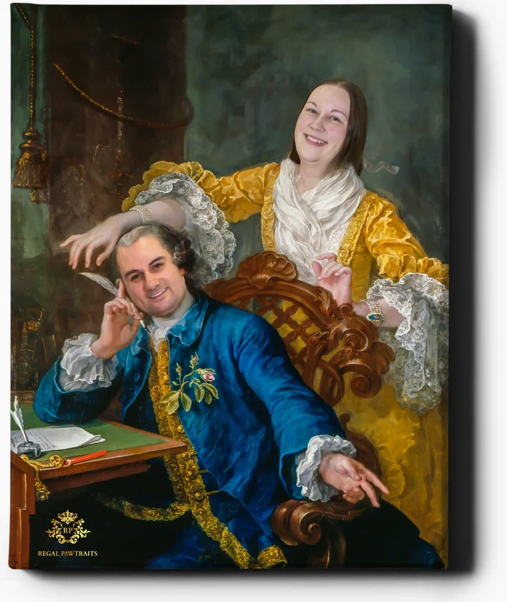 Custom Royal Portraits | The Royal Couple III | Custom Gift For Couples