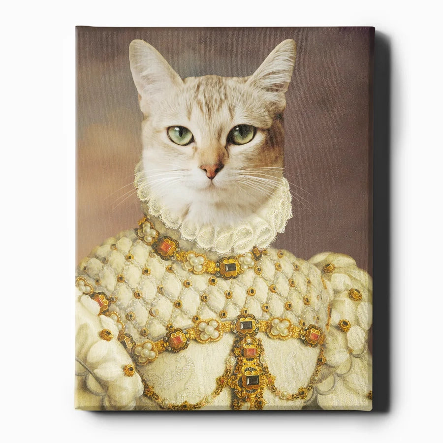 Custom Pet Royal Portraits | The Princess | Custom Pet Portraits
